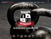 Tablet Screenshot of crossfitmondego.com